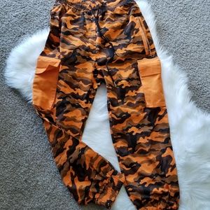 Size S FN Orange Camo/Cargo Pants